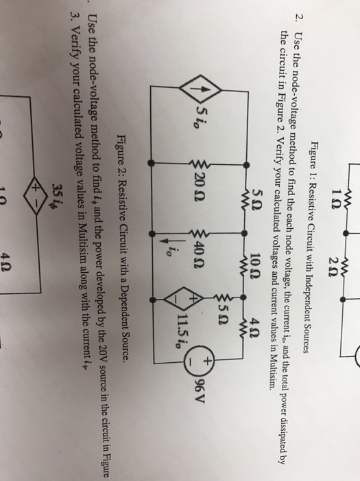 Solved Use the node-voltage method to find each node | Chegg.com