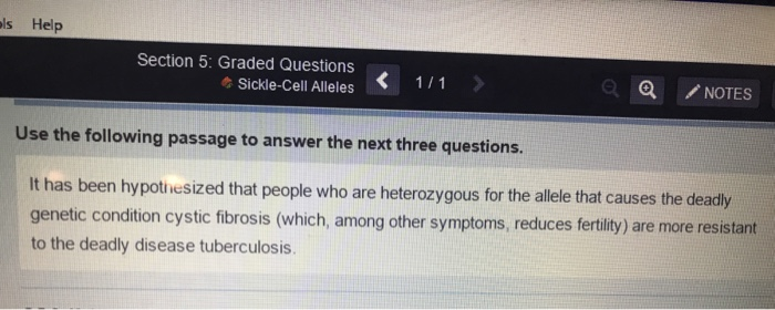 Solved ls Help Section 5: Graded Questions a NOTES | Chegg.com