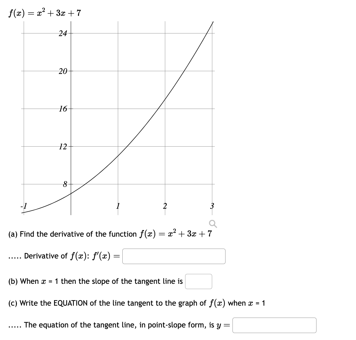 solved-f-x-x2-3x-7-a-find-the-derivative-of-the-function-chegg