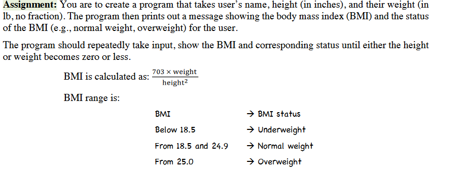 Solved Assignment: You are to create a program that takes | Chegg.com