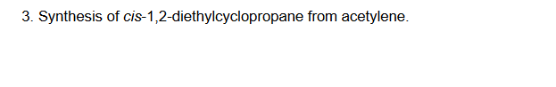 Solved Complete The Following Synthesis Problem. For | Chegg.com