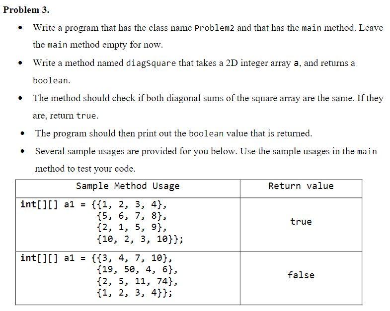 Solved . Problem 3. • Write a program that has the class | Chegg.com