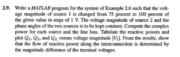 Solved 9. Write a MATLAB program for the system of Example | Chegg.com