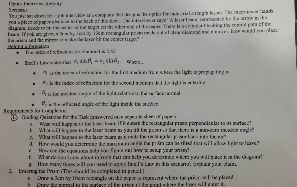 How to answer physics questions picture