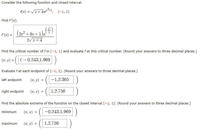 Solved Consider The Following Function And Closed Chegg Com