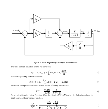 Solved r = = k K TS +1 ka d dt (8) Figure 3: Block diagram | Chegg.com