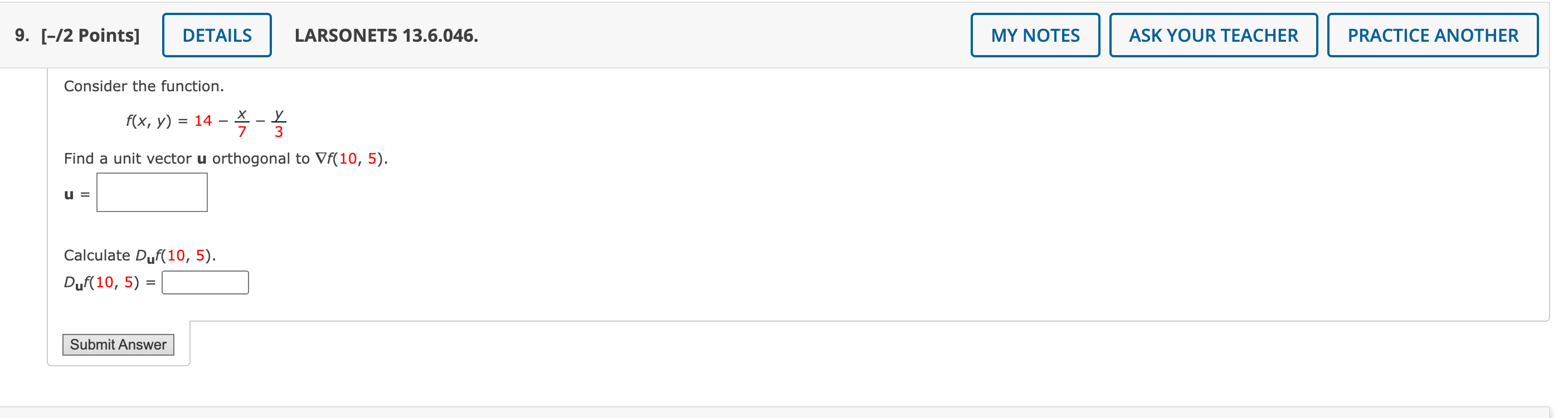 Solved LARSONET5 13.6.046. Consider the function. | Chegg.com