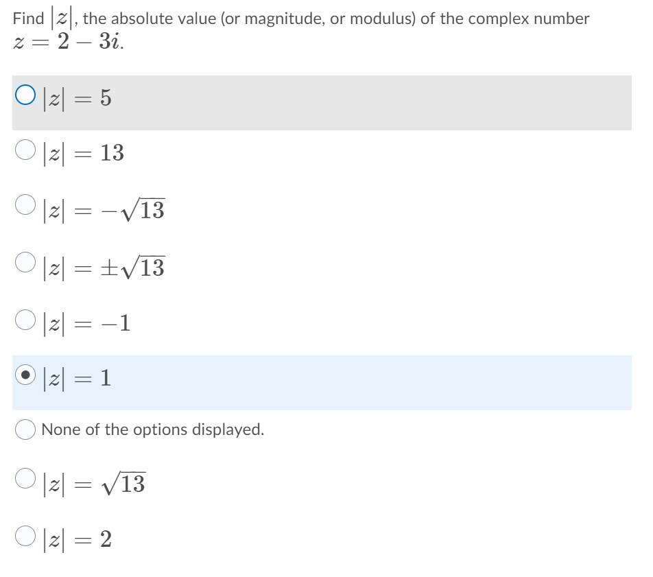 Solved Find [14], the absolute value (or magnitude, or  Chegg.com