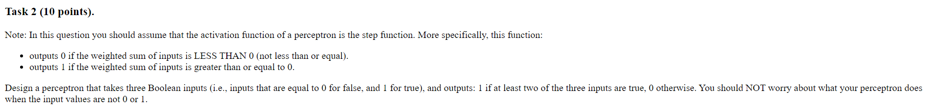 Solved Task 2 (10 points). Note: In this question you should | Chegg.com