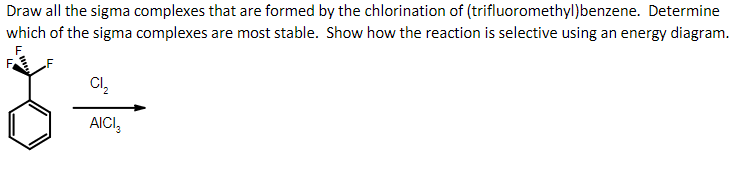 Solved I know that the sigma complex in which the arenium | Chegg.com