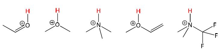 Solved Rank the acidity of the following structures from | Chegg.com