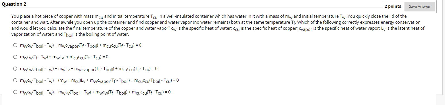 Solved Question 1 Answer the following questions about an | Chegg.com