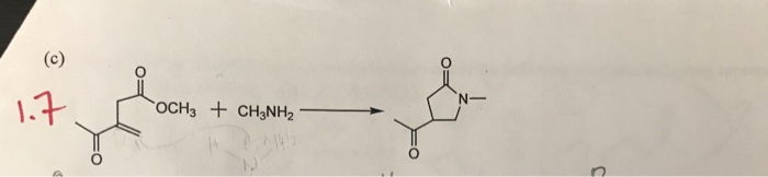 Solved OCH3 CH3NH2 | Chegg.com