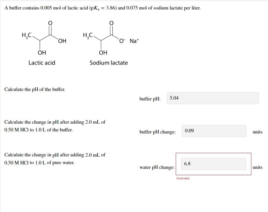 solved-a-buffer-contains-0-005-mol-of-lactic-acid-pka-3-86-chegg