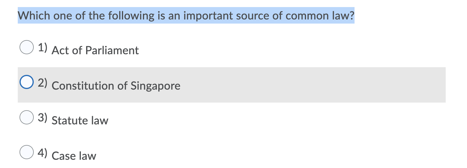 Solved Which one of the following is an important source of