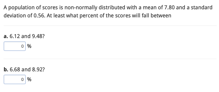 Solved A population of scores is non-normally distributed | Chegg.com
