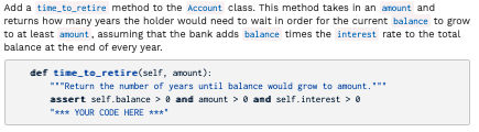 Solved Let's say we'd like to model a bank account that can | Chegg.com