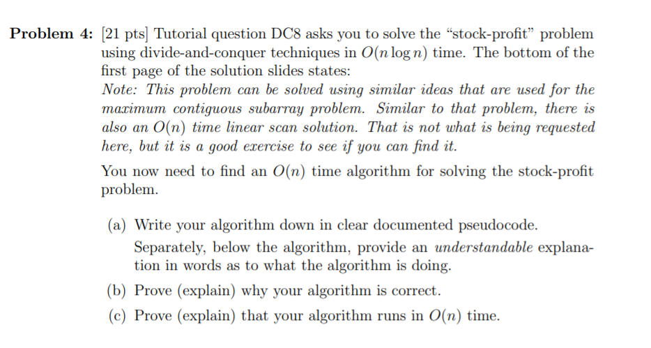 Solved Problem 4: [21 Pts) Tutorial Question DC8 Asks You To | Chegg.com