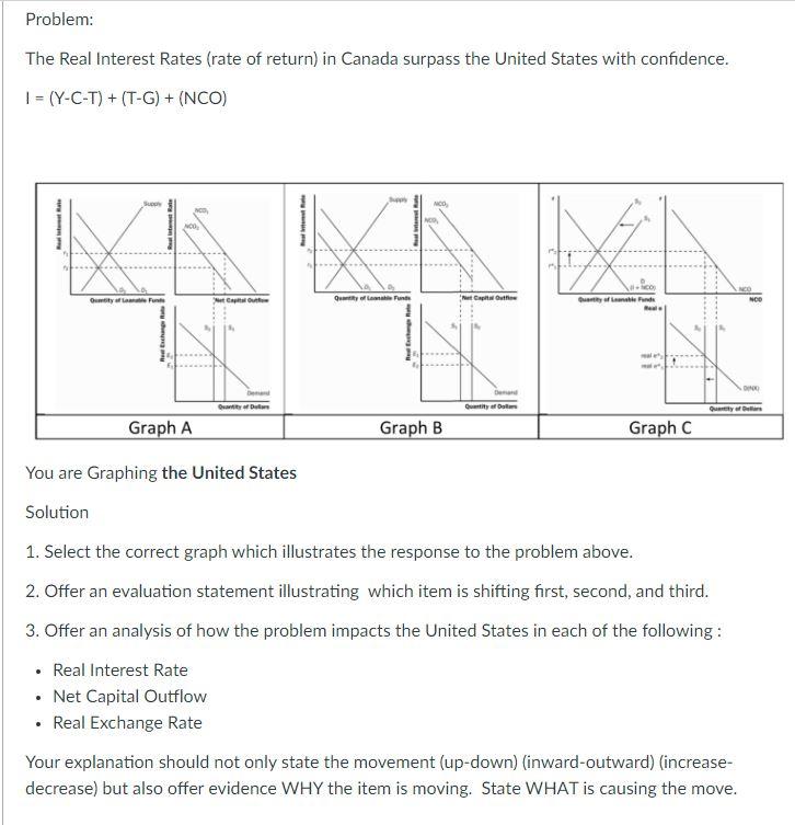 Solved Problem: The Real Interest Rates (rate of return) in | Chegg.com