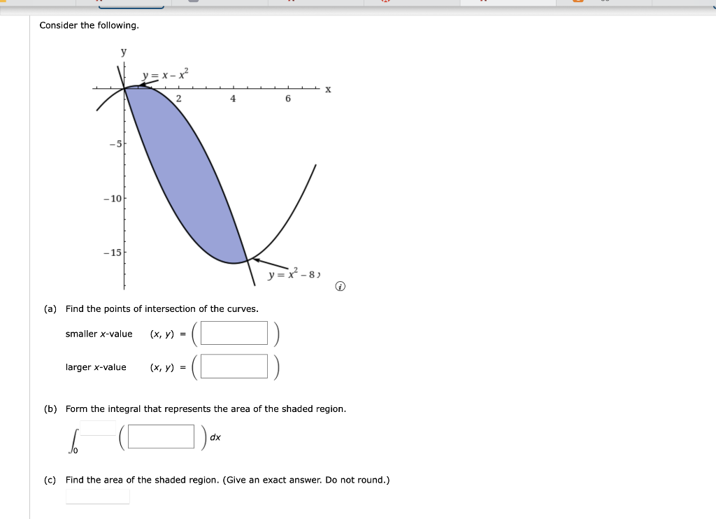 Solved Consider The Following. (a) Find The Points Of | Chegg.com