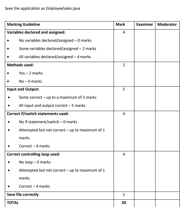 Solved Question 4 (Marks: 20) Design a Java application that | Chegg.com