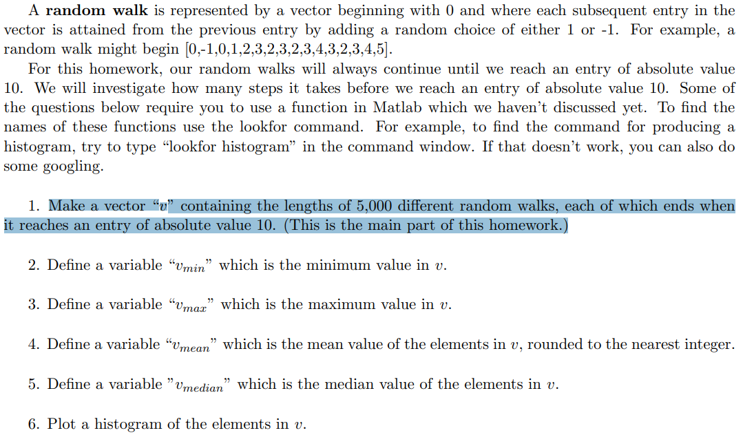 Solved A random walk is represented by a vector beginning | Chegg.com