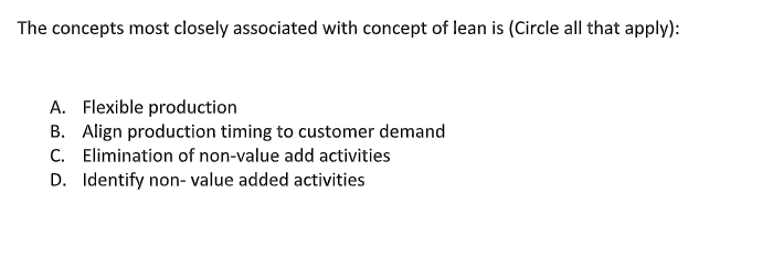 Solved The concepts most closely associated with concept of | Chegg.com