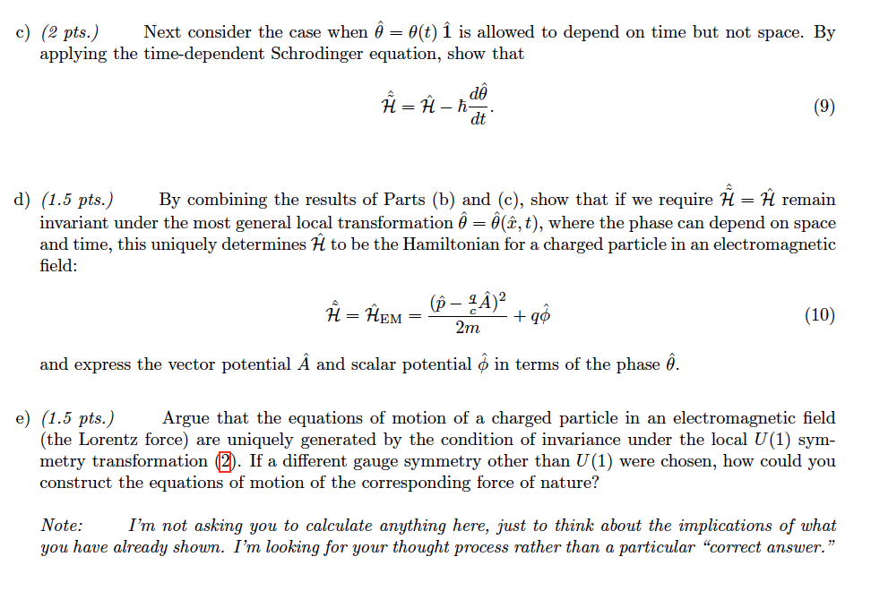 C 2 Pts Next Consider The Case When En E T Chegg Com