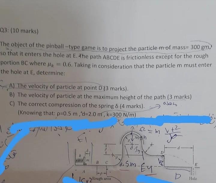 Solved -Q3: (10 marks) The object of the pinball-type game | Chegg.com