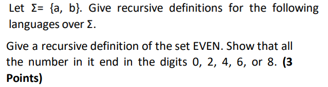 Solved A) Let S = {ab Bb} And T = {ab Bb Bbbb}. Show That S* | Chegg.com