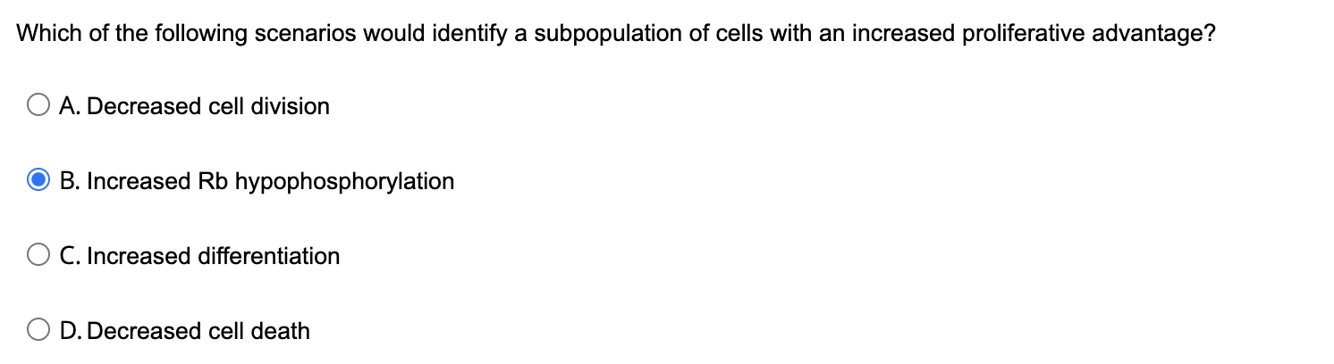 Solved Which Of The Following Scenarios Would Identify A | Chegg.com