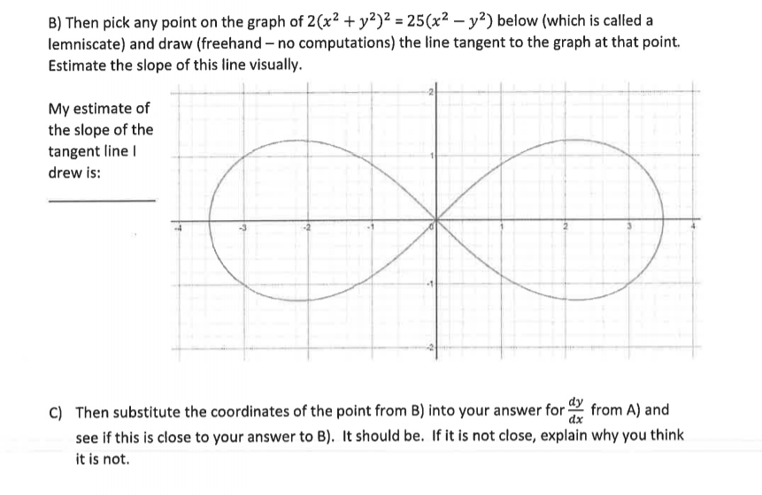 Solved A Use Implicit Differentiation To Find Ay If 2 X2 Chegg Com