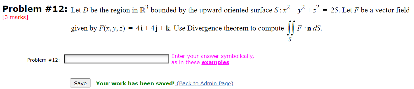 Solved Problem # 12: Let D be the region in R3 bounded by | Chegg.com