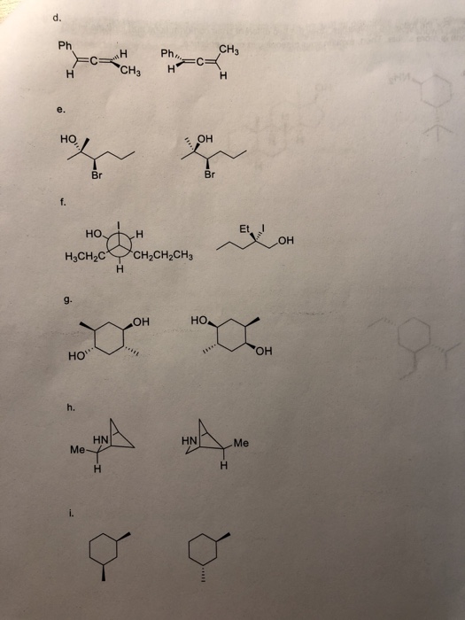 Solved 4. Identify each of the following structures as | Chegg.com