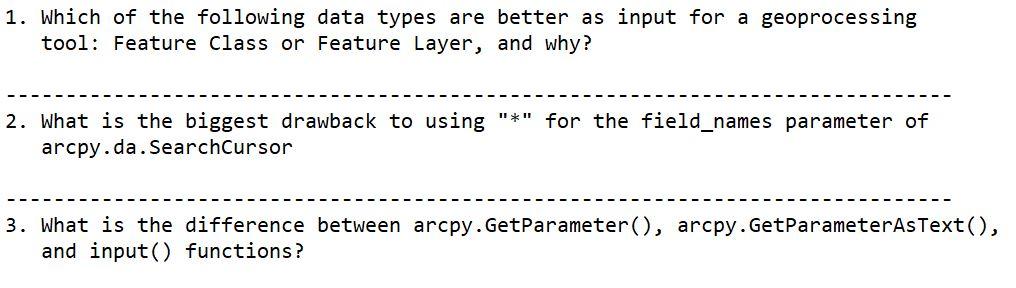 Solved 1. Which of the following data types are better as | Chegg.com