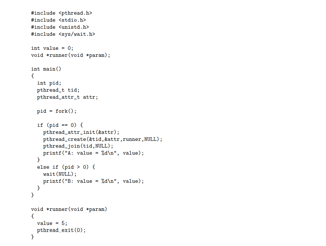 Solved 4. Modify the code so that both threads keep printing | Chegg.com