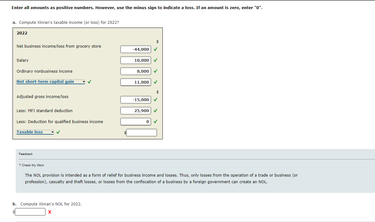 Problem 7-43 (LO. 7) Xinran, who is married and files | Chegg.com