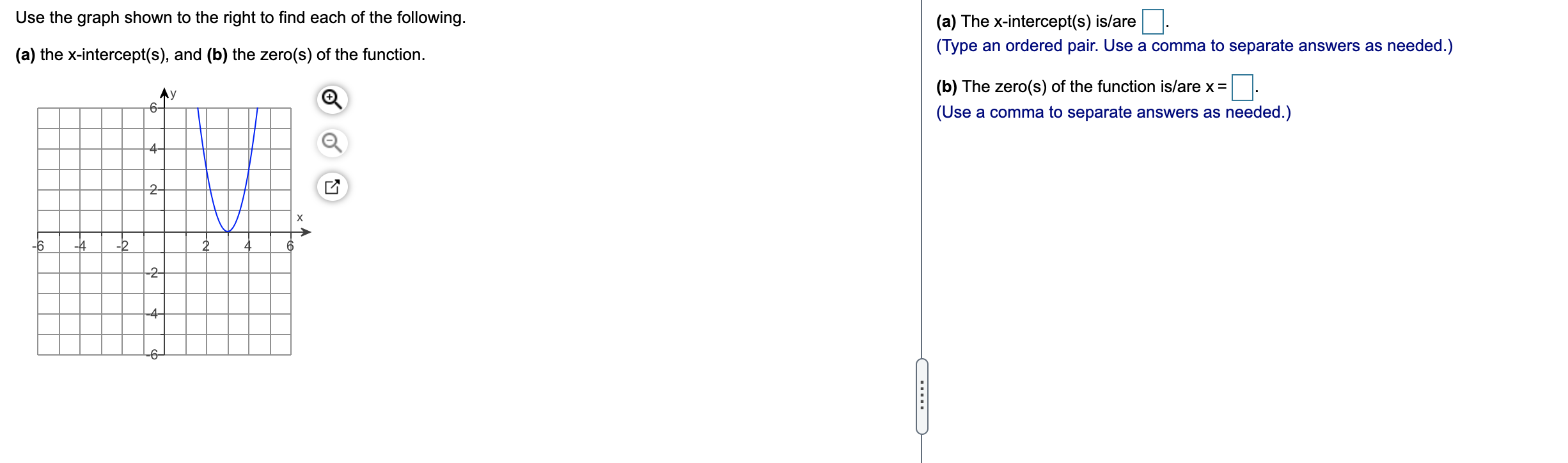 Solved Use the graph shown to the right to find each of the | Chegg.com