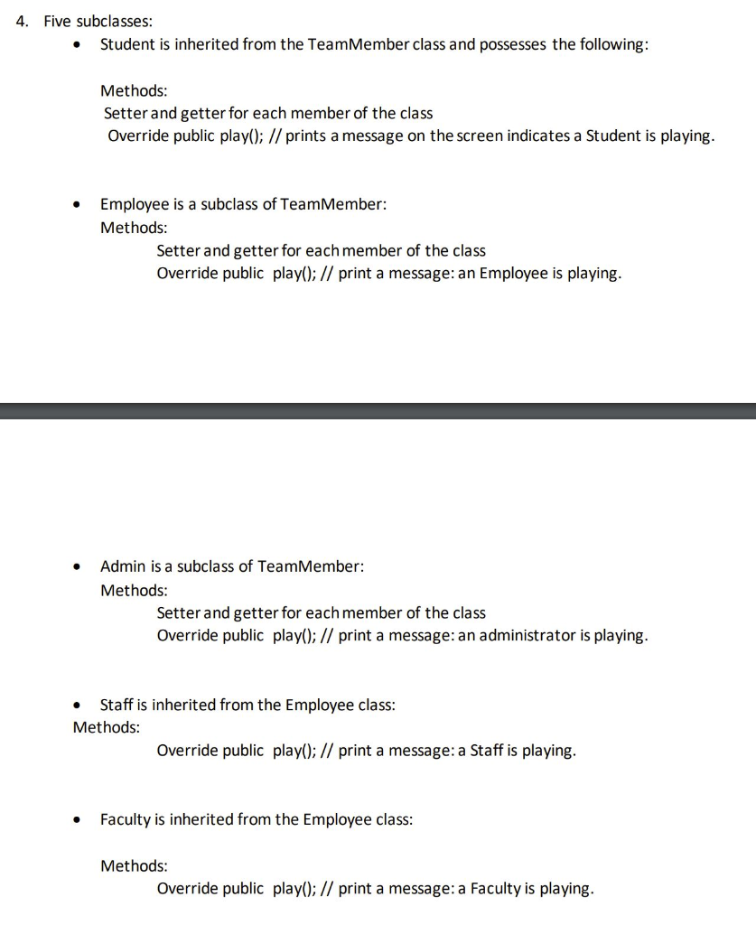 n this assignment, you will create a game using Java | Chegg.com