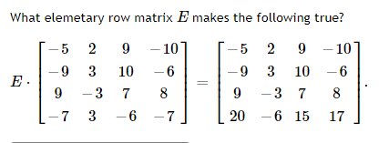 Solved I need some help with finding the row operations that | Chegg.com