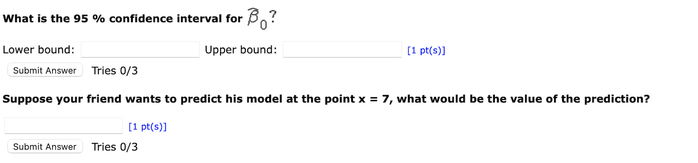 Solved Your friend performed a simple linear regression for | Chegg.com