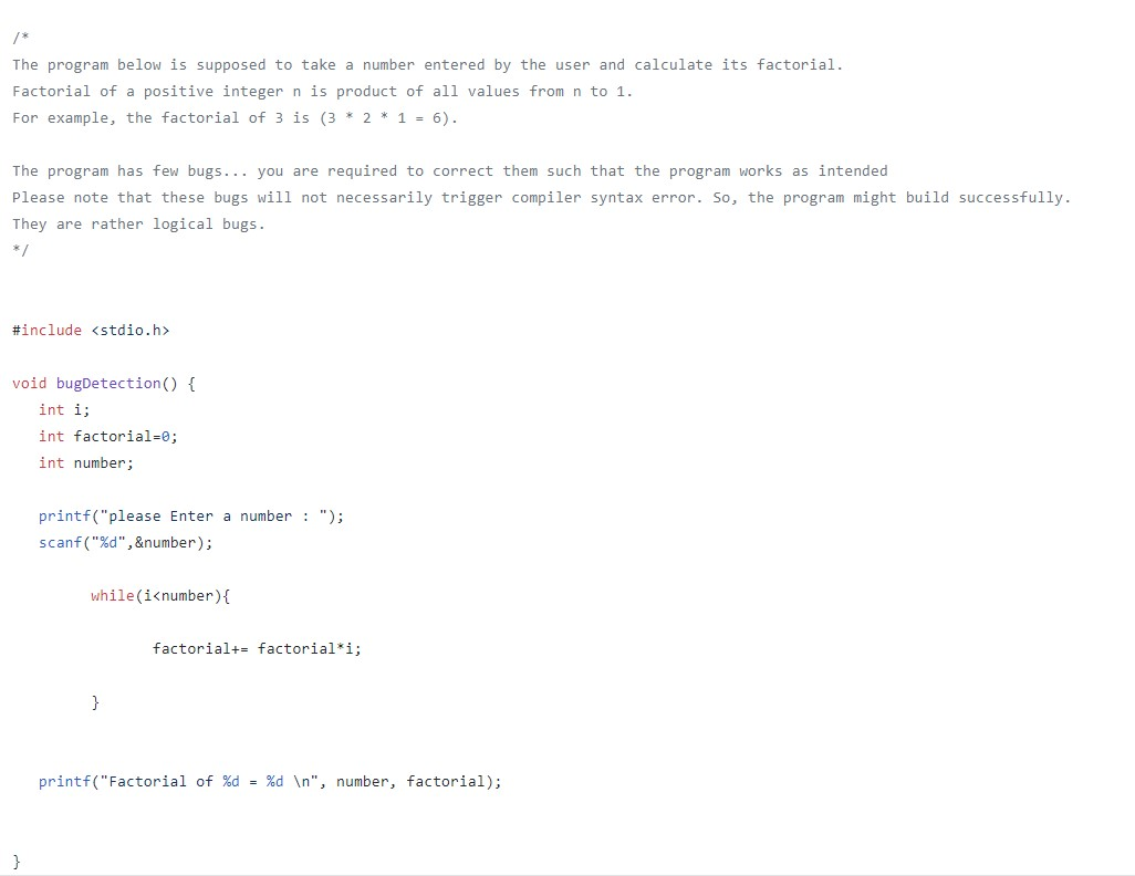 Solved The program below is supposed to take a number | Chegg.com