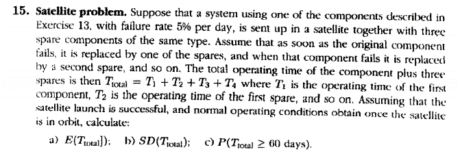 15. Satellite problem. Suppose that a system using | Chegg.com