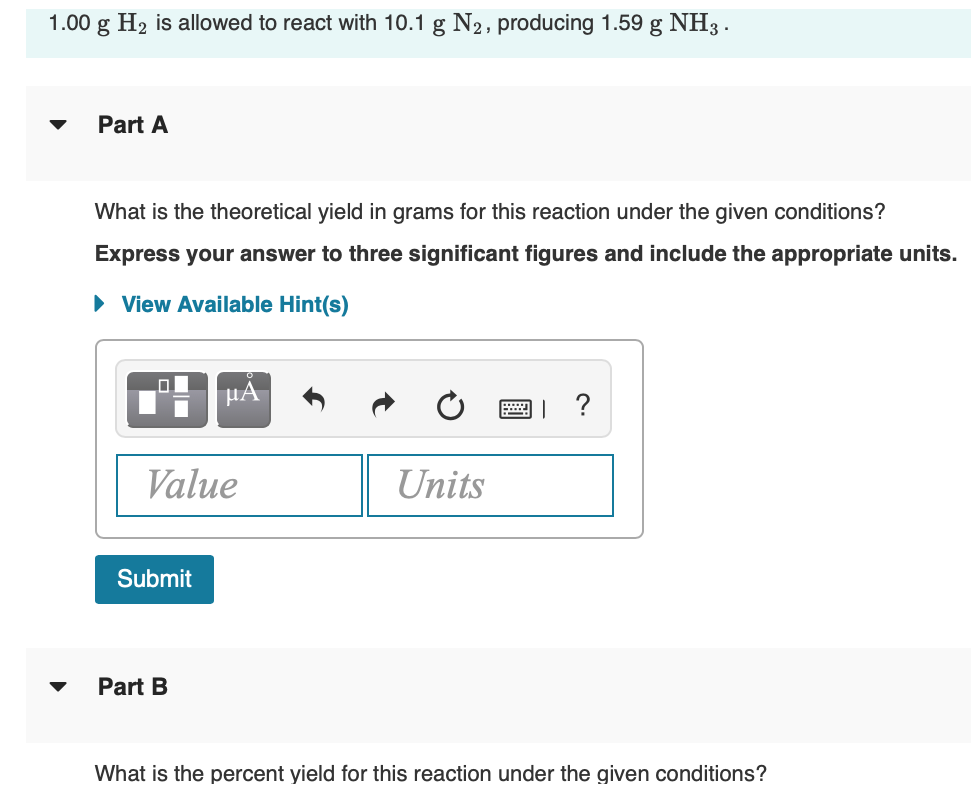 Solved Can You Answer Part B As Well As It Is Part Of The | Chegg.com