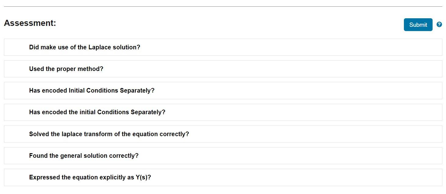 Solved Differential Equations By Laplace Transforms My Chegg