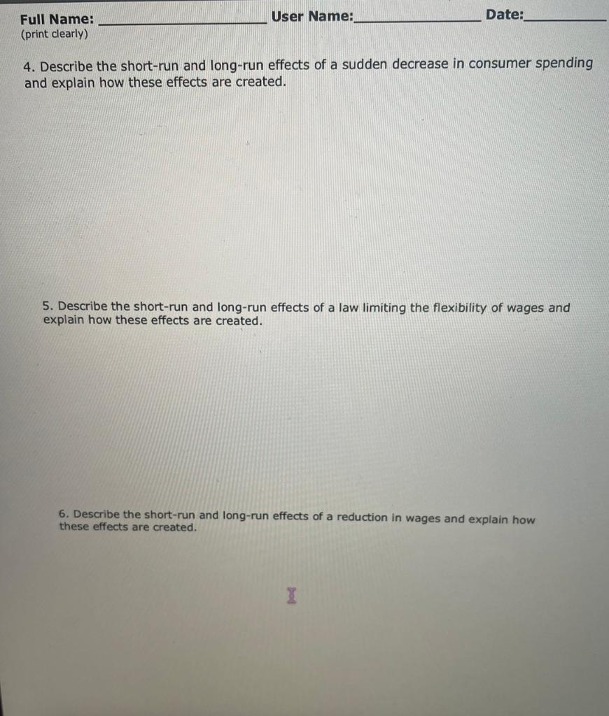 Solved Full Name: User Name: Date: (print clearly) 4. | Chegg.com