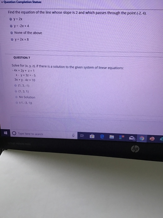 Solved Question Completion Status Find the equation of the | Chegg.com