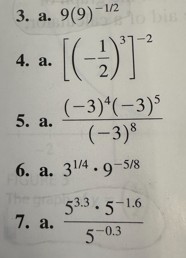 Solved Evaluate the expression step by step for questions 3a | Chegg.com