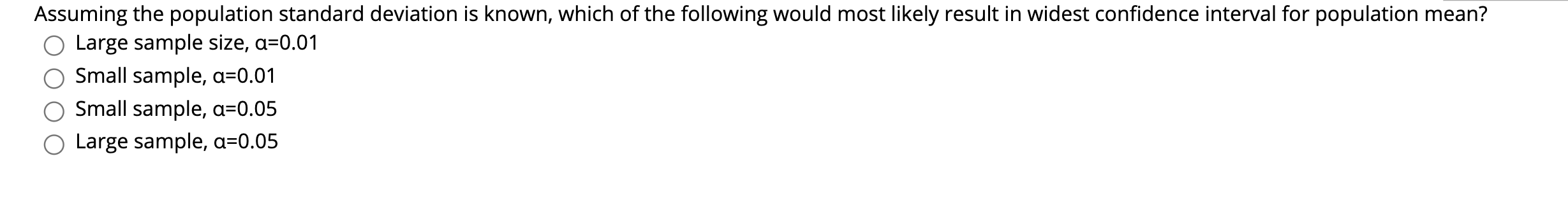 Solved Assuming the population standard deviation is known, | Chegg.com