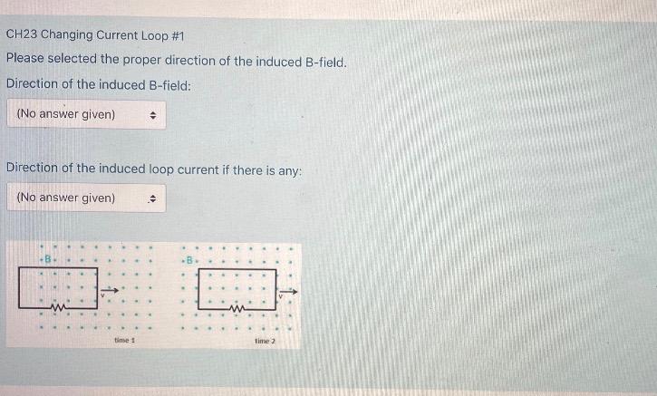 Solved What Is The Direction Of The Induced B-field And | Chegg.com